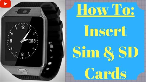 smart watch insert sd card|How To Insert Memory Card In Smartwa.